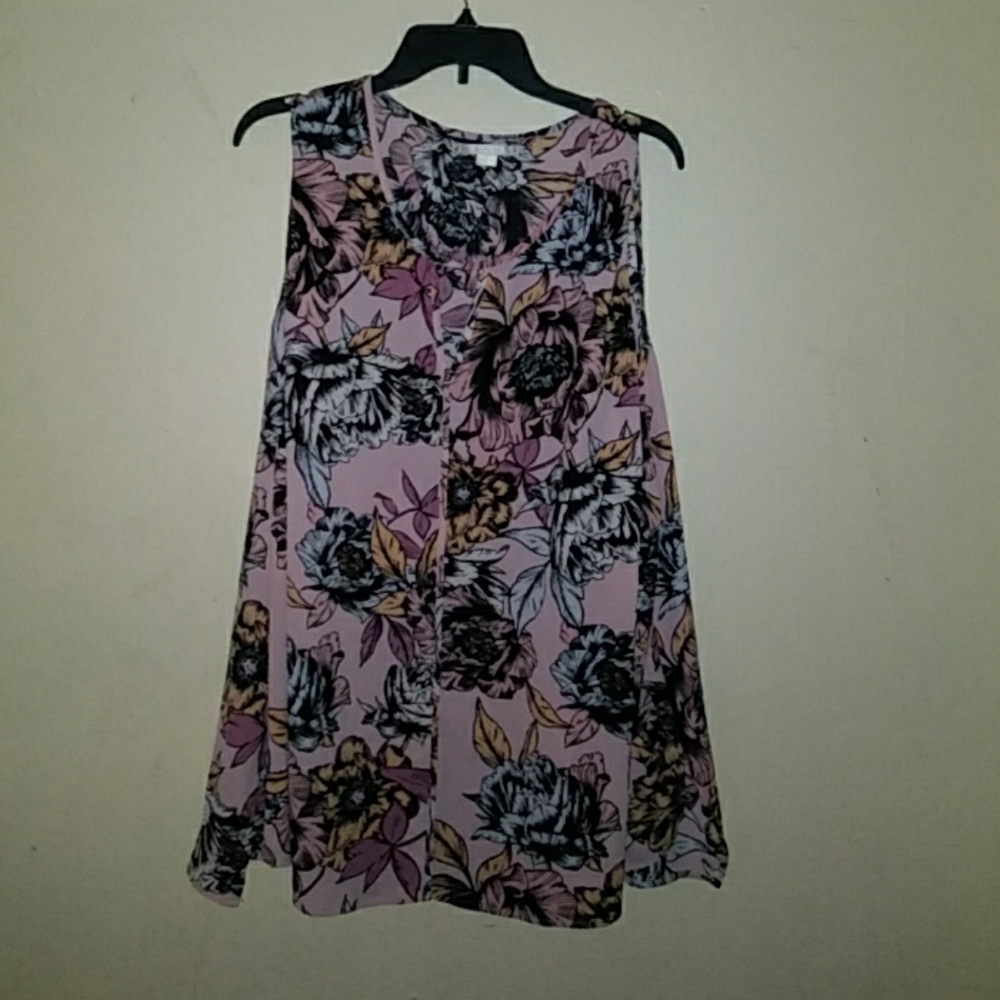 Women's Floral Blouse 3X